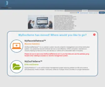 Mydocserve.com(MyRecordsRetrieval) Screenshot