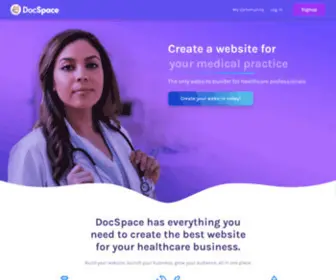 Mydocspace.com(Build a digital health storefront) Screenshot