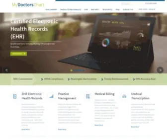 Mydoctorschart.com(EHR Electronic Health Records) Screenshot