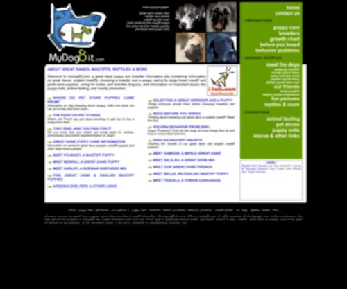 Mydog8IT.com(Puppy care) Screenshot