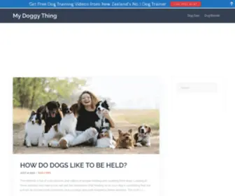 Mydoggything.com(My Doggy Thing) Screenshot