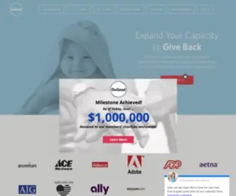 Mydogood.com(Expand Your Capacity to Give Back) Screenshot