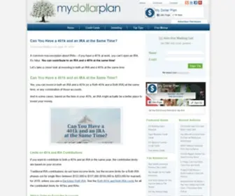 Mydollarplan.com(My Dollar Plan) Screenshot