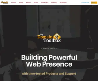 MyDomaintoolbox.com(Build Your Web Presence) Screenshot