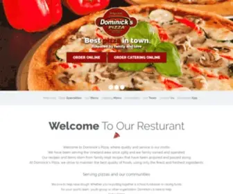 Mydominicks.com(Dominick's Pizza) Screenshot