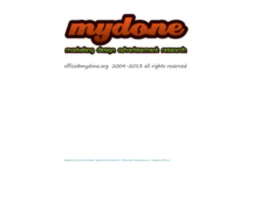 Mydone.org(Internet Marketing Agency) Screenshot