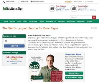 Mydoorsign.com(Door Signs) Screenshot