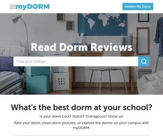 Mydorm.com(Dorm Room Pictures & Reviews) Screenshot