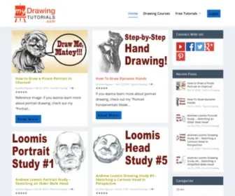 MYdrawingtutorials.com(My Drawing Tutorials) Screenshot