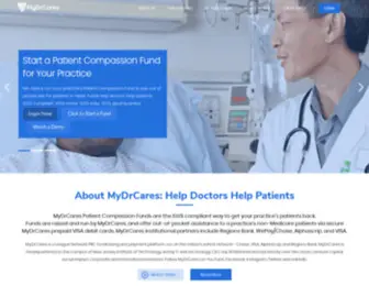 MYDrcares.com(Homepage) Screenshot