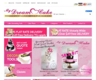 MYdreamcake.com.au(My Dream Cake) Screenshot