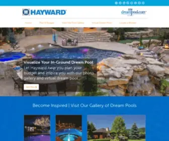 MYdreampool.com(Build Your in ground or above ground swimming pool) Screenshot
