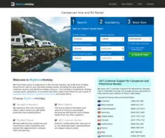 MYdriveholiday.com(Affordable Campervan Hire) Screenshot