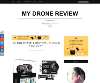 MYdronesreview.com(My Drone Review) Screenshot