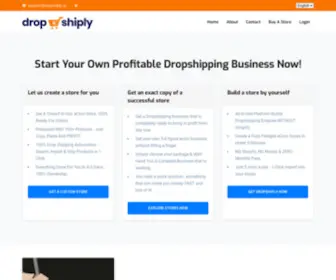 MYdropshiply.com(Create an Online eCommerce Store) Screenshot