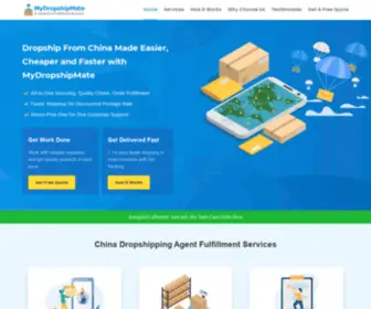 MYdropshipmate.com(China Dropshipping Agent Order Fulfillment Center) Screenshot