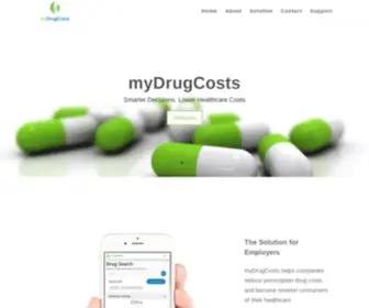 MYdrugcosts.com(Smarter Decisions) Screenshot