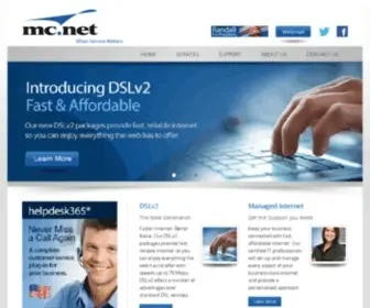 MYDSL.net(Mc.net, a Cisco Premier Partner and ISP for McHenry, Lake, DuPage, Cook, and Kane county) Screenshot