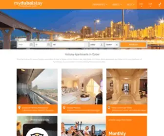 Mydubaistay.com(Dubai Holiday Apartments to Rent) Screenshot