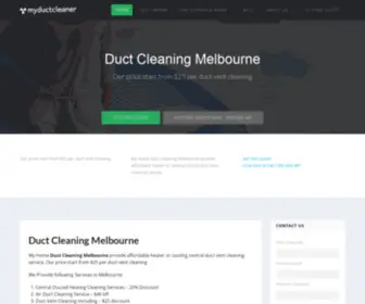 Myductcleaner.net.au(Duct Cleaning Melbourne) Screenshot