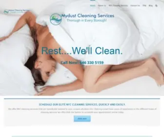 Mydustcleaningservices.com(NYC Cleaning Services) Screenshot