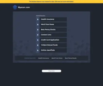 Myeconprowebsite.com(MyEcon Pro Website is a completely website system for myecon associates) Screenshot