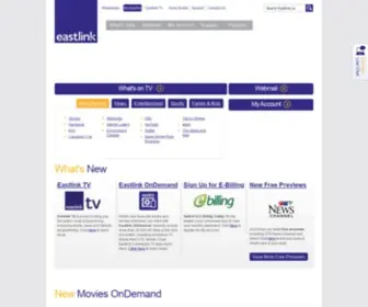 Myeastlink.ca(My Eastlink) Screenshot