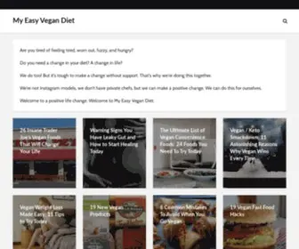 Myeasyvegandiet.com(Diet Tips) Screenshot