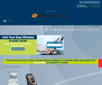 Myeasywireless.com(Your Trusted Lifeline and ACP Service Provider) Screenshot