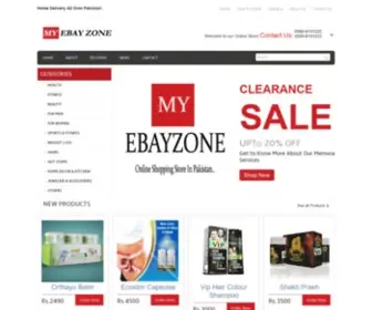 Myebayzone.com(My Ebayzone A Place Of As Seen On Tv Products) Screenshot