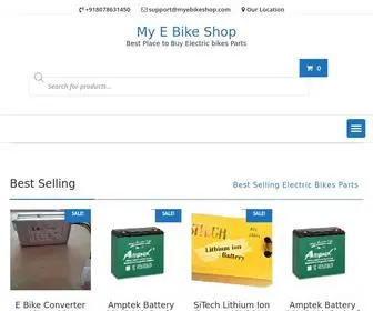 Myebikeshop.com(My E Bike Shop) Screenshot