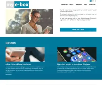 Myebox.be(Taalkeuze) Screenshot