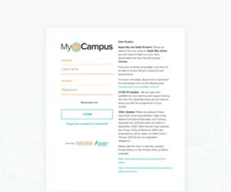 Myecampus.com.au(The My eCampus online learning system) Screenshot