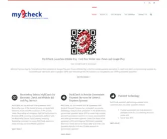 Myecheck.com(myecheck) Screenshot