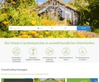 Myecostay.eu(Natur-Urlaub in Frankreich & Europa) Screenshot