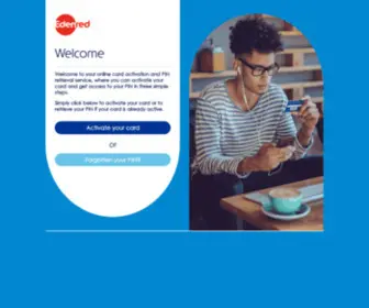 Myedenredcards.co.uk(Card Activation & PIN Reveal React App) Screenshot