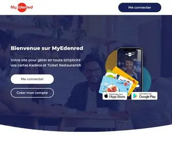 Myedenred.fr(Bienvenue sur myedenred) Screenshot