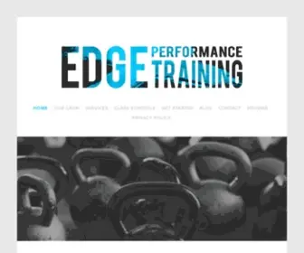 Myedgecharlotte.com(EDGE Performance Training) Screenshot