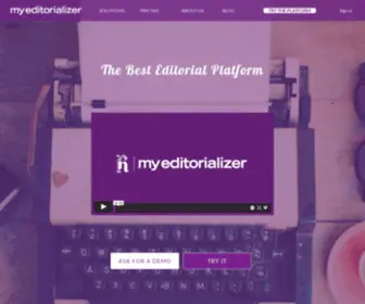 Myeditorializer.com(My Editorializer) Screenshot