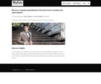 Myedo.co.uk(Men's fashion and men's designer clothing) Screenshot