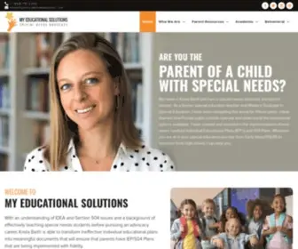 Myeducationalsolutions.com(Advocates for Special Education) Screenshot