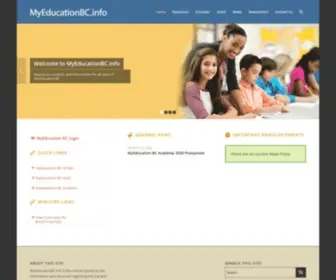 Myeducationbc.info(Resources) Screenshot