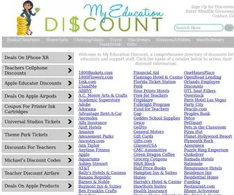 Myeducationdiscount.net(My Education Discount) Screenshot