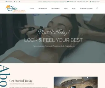 Myeliteskin.com(Elite Medical Skin and Laser Center) Screenshot