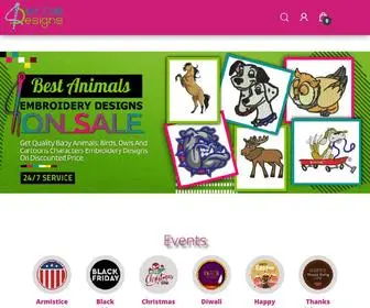 Myembdesigns.com(MyEmbDesigns Selling EMB Embroidery Designs & embroidery artwork) Screenshot