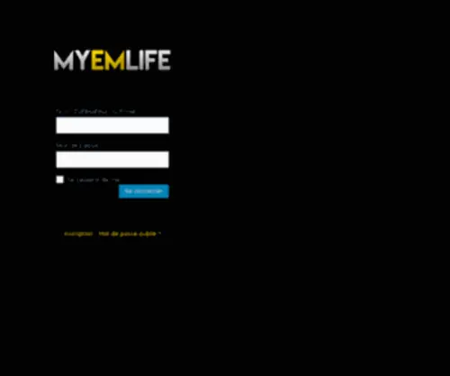 Myemlife.com(Connexion) Screenshot