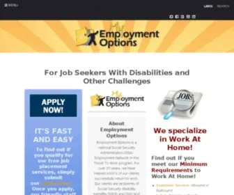 Myemploymentoptions.com(My Employment Options) Screenshot