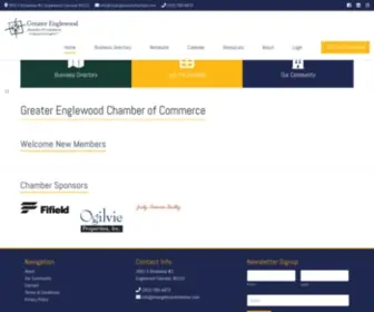 Myenglewoodchamber.com(Greater Englewood Chamber) Screenshot