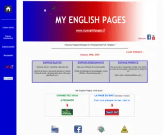 Myenglishpages.fr(My English pages) Screenshot