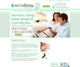 Myeoffering.com(Electronic Giving Made Simple & Cost Effective) Screenshot